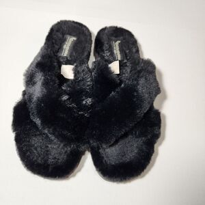KOOLABURRA BY UGG Womens Size 8‎ CAMEAL SLIDE  Black 1127481 Slippers